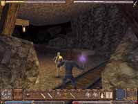 Eine Szene aus dem Dungeon Covetous in der Nähe der Ortschaft Minoc