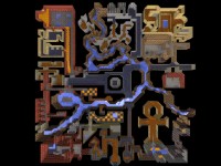 Karte der ersten Ebene / Map of the first level