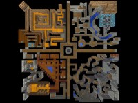 Karte der zweiten Ebene / Map of the second level