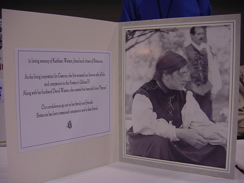Trauerkarte der am 09.11.2000 verstorbenen Kathleen Watson